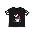 thumbnail image 1 of Inktastic 4th of July Patriot Shark Boys or Girls Toddler T-Shirt, 1 of 5