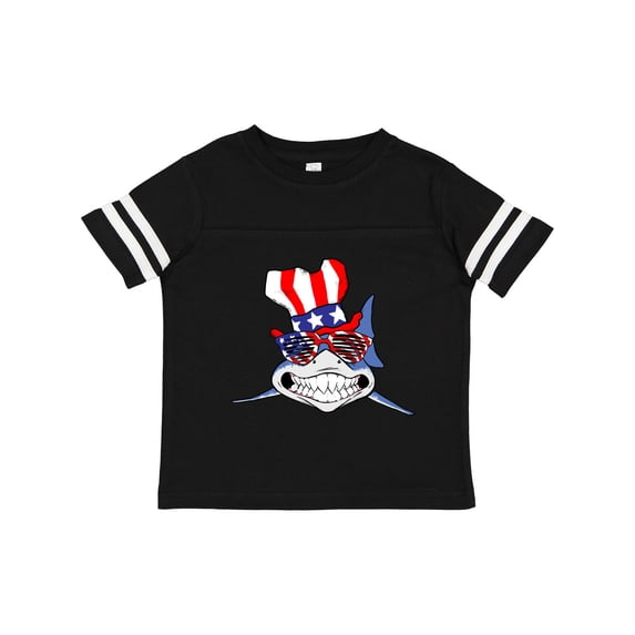 Inktastic 4th of July Patriot Shark Boys or Girls Toddler T-Shirt