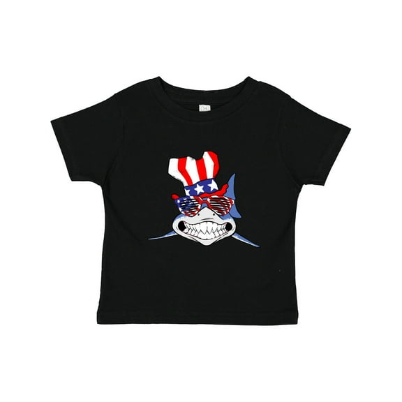 Inktastic 4th of July Patriot Shark Boys or Girls Toddler T-Shirt