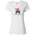 thumbnail image 1 of Inktastic 4th of July Patriot Shark Women's T-Shirt, 1 of 5