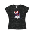 thumbnail image 1 of Inktastic 4th of July Patriot Shark Women's T-Shirt, 1 of 5