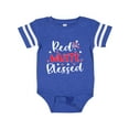thumbnail image 1 of Inktastic 4th of July Red White Blessed Fireworks Boys or Girls Baby Bodysuit, 1 of 5