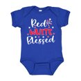 thumbnail image 1 of Inktastic 4th of July Red White Blessed Fireworks Boys or Girls Baby Bodysuit, 1 of 5