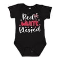 thumbnail image 1 of Inktastic 4th of July Red White Blessed Fireworks Boys or Girls Baby Bodysuit, 1 of 5