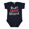 thumbnail image 1 of Inktastic 4th of July Red White Blessed Fireworks Boys or Girls Baby Bodysuit, 1 of 5