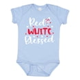 thumbnail image 1 of Inktastic 4th of July Red White Blessed Fireworks Boys or Girls Baby Bodysuit, 1 of 5