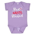 thumbnail image 1 of Inktastic 4th of July Red White Blessed Fireworks Boys or Girls Baby Bodysuit, 1 of 5