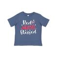 thumbnail image 1 of Inktastic 4th of July Red White Blessed Fireworks Boys or Girls Baby T-Shirt, 1 of 5