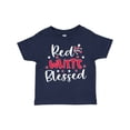 thumbnail image 1 of Inktastic 4th of July Red White Blessed Fireworks Boys or Girls Toddler T-Shirt, 1 of 5