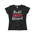 thumbnail image 1 of Inktastic 4th of July Red White Blessed Fireworks Women's T-Shirt, 1 of 5