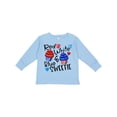 thumbnail image 1 of Inktastic 4th of July Red, White and Blue Sweetie Cupcakes and Stars Boys or Girls Long Sleeve Toddler T-Shirt, 1 of 5