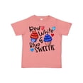 thumbnail image 1 of Inktastic 4th of July Red, White and Blue Sweetie Cupcakes and Stars Boys or Girls Toddler T-Shirt, 1 of 5