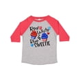 thumbnail image 1 of Inktastic 4th of July Red, White and Blue Sweetie Cupcakes and Stars Boys or Girls Toddler T-Shirt, 1 of 5