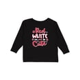 thumbnail image 1 of Inktastic 4th of July Red White and Cute with Arrow and Stars Boys or Girls Long Sleeve Toddler T-Shirt, 1 of 5