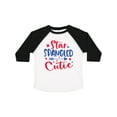 thumbnail image 1 of Inktastic 4th of July Star Spangled Cutie with Blue and Red Stars Boys or Girls Toddler T-Shirt, 1 of 5