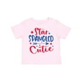 thumbnail image 1 of Inktastic 4th of July Star Spangled Cutie with Blue and Red Stars Boys or Girls Toddler T-Shirt, 1 of 5
