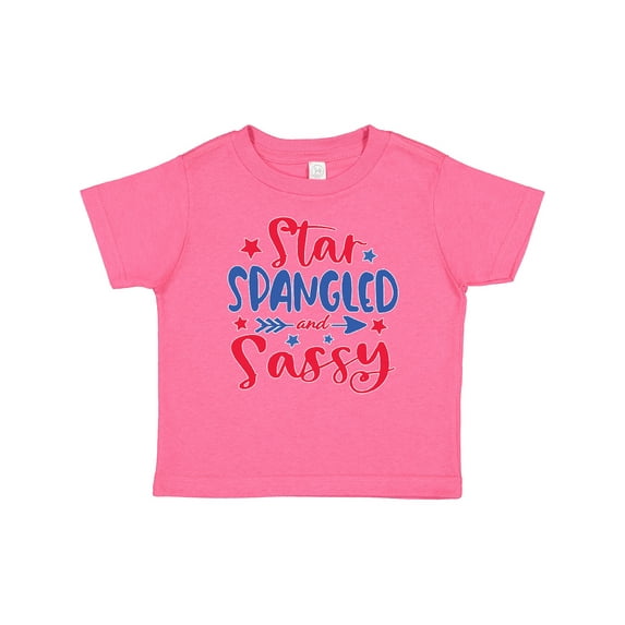 Inktastic 4th of July Star Spangled and Sassy with Arrow and Stars Boys or Girls Baby T-Shirt