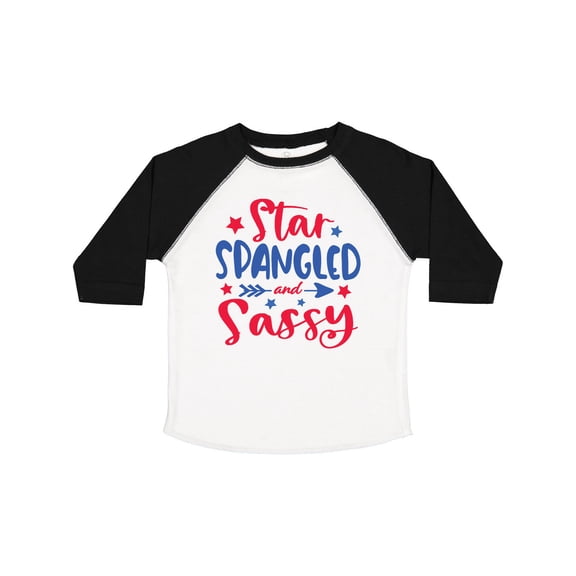 Inktastic 4th of July Star Spangled and Sassy with Arrow and Stars Boys or Girls Toddler T-Shirt