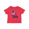 thumbnail image 1 of Inktastic 4th of July with Striped Stars Boys or Girls Baby T-Shirt, 1 of 5