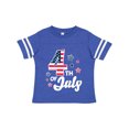thumbnail image 1 of Inktastic 4th of July with Striped Stars Boys or Girls Toddler T-Shirt, 1 of 5