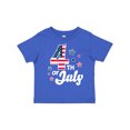 thumbnail image 1 of Inktastic 4th of July with Striped Stars Boys or Girls Toddler T-Shirt, 1 of 5