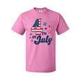 thumbnail image 1 of Inktastic 4th of July with Striped Stars T-Shirt, 1 of 5
