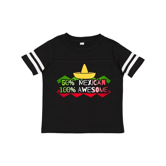 Inktastic 50% Mexican 100% Awesome Boys or Girls Toddler T-Shirt
