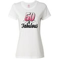thumbnail image 1 of Inktastic 50 and Fabulous with Sparkles Women's T-Shirt, 1 of 5