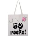 thumbnail image 1 of Inktastic 50th Birthday 50 Rocks Tote Bag, 1 of 4