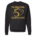 thumbnail image 1 of Inktastic 50th Wedding Anniversary 50 Years Adult Sweatshirt, 1 of 4