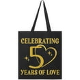 thumbnail image 1 of Inktastic 50th Wedding Anniversary 50 Years Tote Bag, 1 of 3