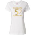 thumbnail image 1 of Inktastic 50th Wedding Anniversary 50 Years Women's T-Shirt, 1 of 5