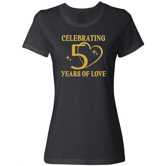 Inktastic 50th Wedding Anniversary 50 Years Women's T-Shirt