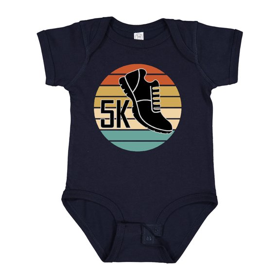 Inktastic 5K Race Running Gift for Runner Boys or Girls Baby Bodysuit
