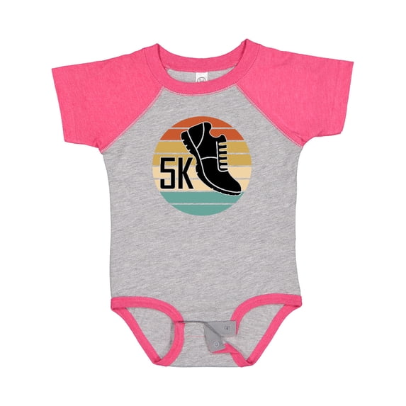 Inktastic 5K Race Running Gift for Runner Boys or Girls Baby Bodysuit
