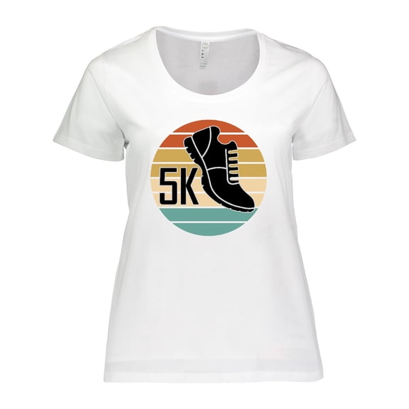 Inktastic 5K Race Running Gift for Runner Women's Plus Size T-Shirt