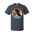thumbnail image 1 of Inktastic 5K Race Running Retro Sunset Runner T-Shirt, 1 of 5