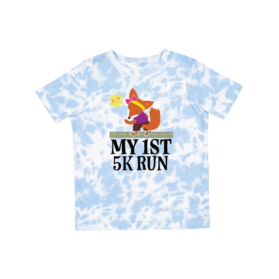 Inktastic 5k Run First Race Fitness Running Girls Toddler T-Shirt