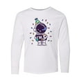 thumbnail image 1 of Inktastic 5th Birthday Astronaut Long Sleeve Youth T-Shirt, 1 of 5