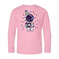 thumbnail image 1 of Inktastic 5th Birthday Astronaut Long Sleeve Youth T-Shirt, 1 of 5