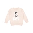 thumbnail image 1 of Inktastic 5th Birthday Boy Checkered Racing Theme Toddler Sweatshirt, 1 of 4