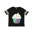 thumbnail image 1 of Inktastic 5th Birthday Cupcake Boys or Girls Toddler T-Shirt, 1 of 5