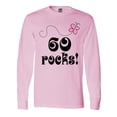 thumbnail image 1 of Inktastic 60th Birthday 60 Rocks Long Sleeve T-Shirt, 1 of 5