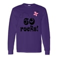 thumbnail image 1 of Inktastic 60th Birthday 60 Rocks Long Sleeve T-Shirt, 1 of 5