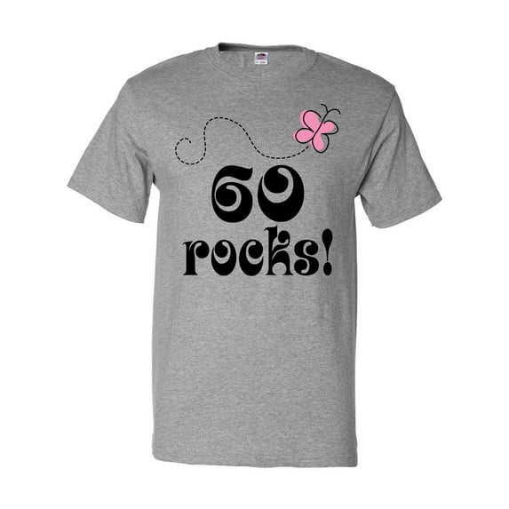 Inktastic 60th Birthday 60 Rocks T-Shirt