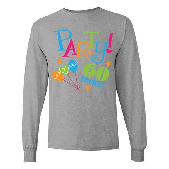 Inktastic 60th Birthday Party Long Sleeve T-Shirt