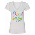 thumbnail image 1 of Inktastic 60th Birthday Party Women's V-Neck T-Shirt, 1 of 5
