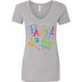 thumbnail image 1 of Inktastic 60th Birthday Party Women's V-Neck T-Shirt, 1 of 5