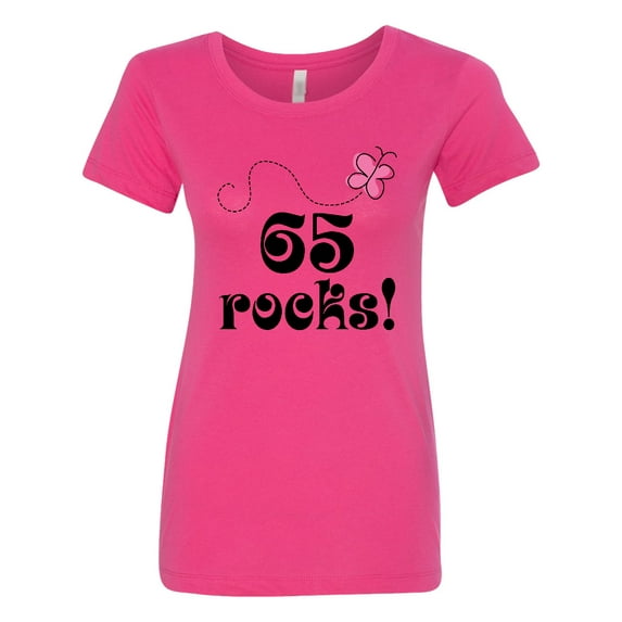Inktastic 65th Birthday 65 Rocks Women's T-Shirt