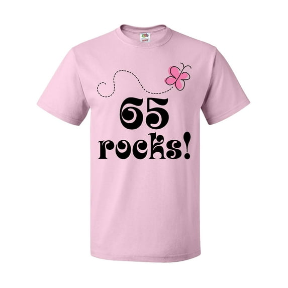 Inktastic 65th Birthday 65 Rocks T-Shirt